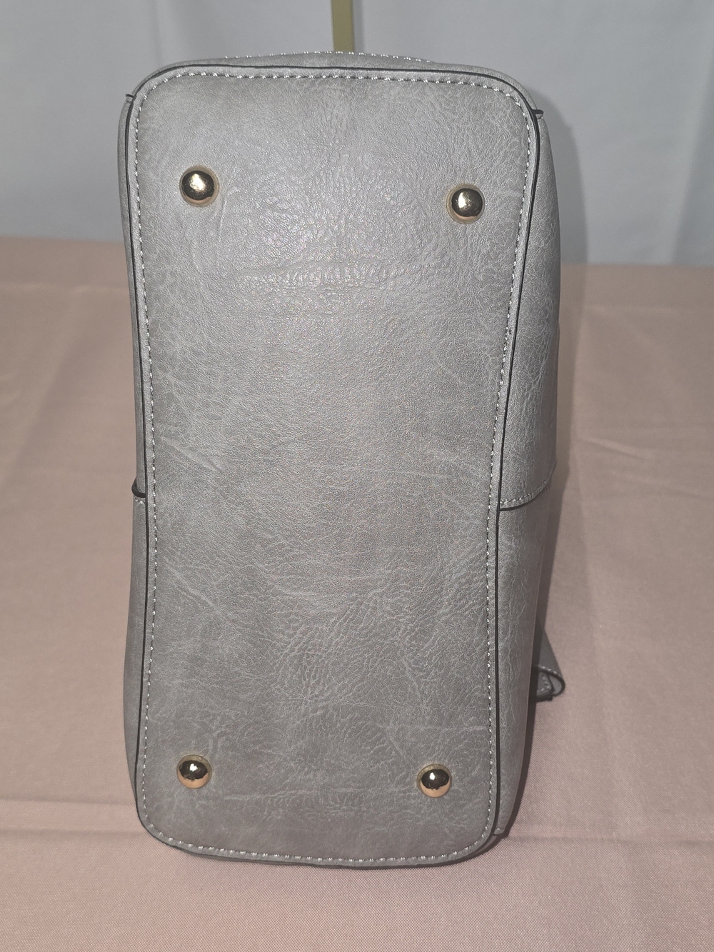 Classic Gray Tote Handbag with Cardholder With Jewelry Surprise & Free Gift - Picture 6 of 6